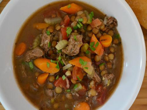 Lentil Soup With Beef And Barley Lentil Soup With Beef And Barley picture