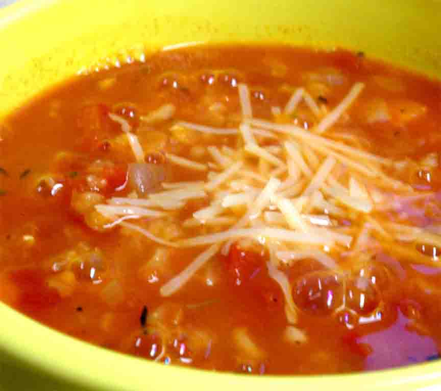LENTIL SOUP WITH SPAGHETTI LENTIL SOUP WITH SPAGHETTI picture
