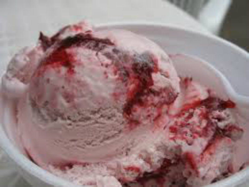 Lingonberry Ice Cream Lingonberry Ice Cream picture