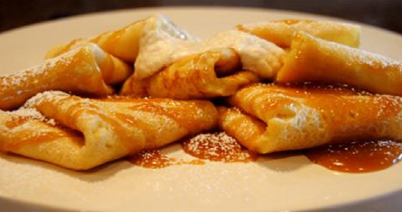 Liqueured Cherry Crepes Liqueured Cherry Crepes picture