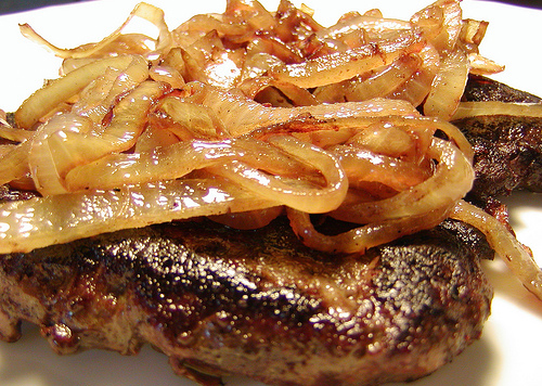 Liver and Onions Venetian Style Liver and Onions Venetian Style picture