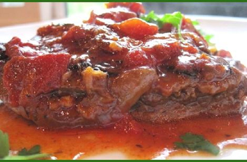 London Broil With Mushroom-Tomato Sauce London Broil With Mushroom-Tomato Sauce picture