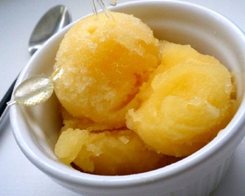 Low Calorie Peach Sherbet Low Calorie Peach Sherbet picture