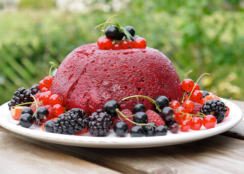 Low Fat Berry Pudding Low Fat Berry Pudding picture