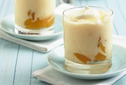 Mango and Custard Apple Mousse Mango and Custard Apple Mousse picture