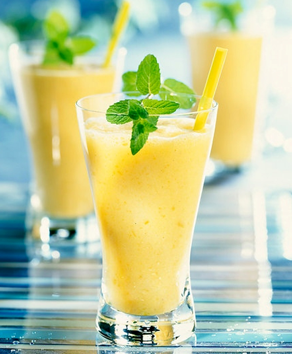 Mango Banana Fruit Drink Mango Banana Fruit Drink picture