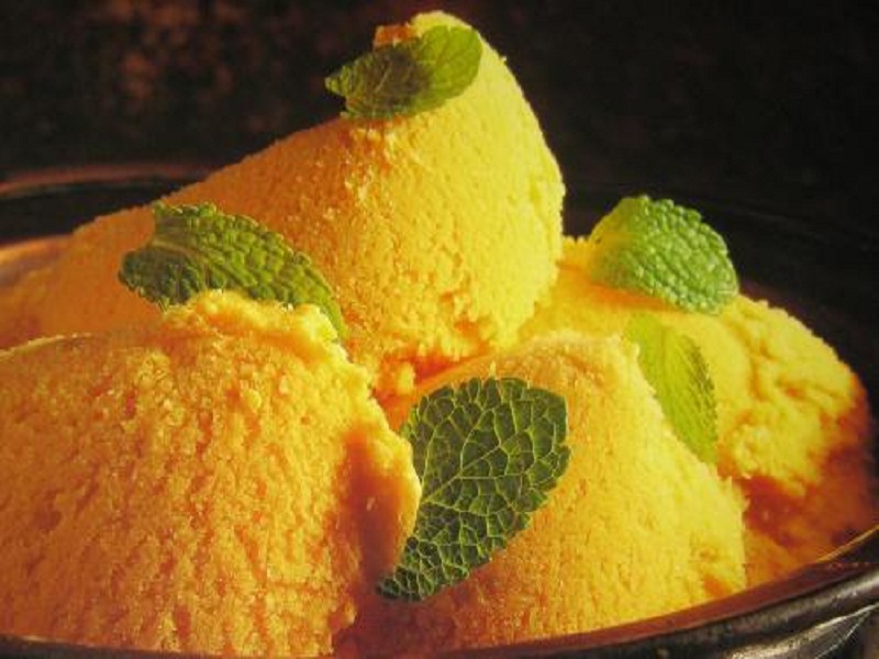 Mango Ice Cream Mango Ice Cream picture
