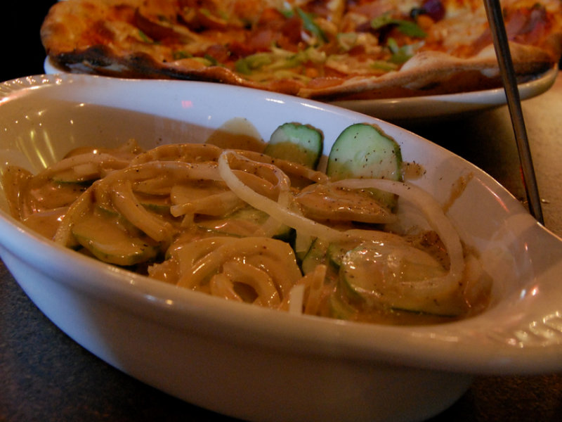 Marinated Cucumber and Onion Rings Marinated Cucumber and Onion Rings picture