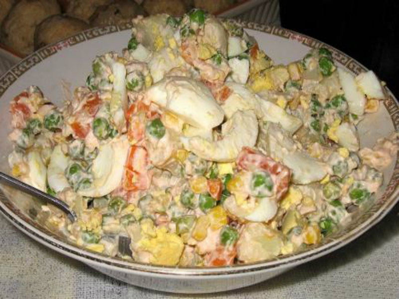 Thousand Island Dressing With Gherkins And Eggs Thousand Island Dressing With Gherkins And Eggs picture