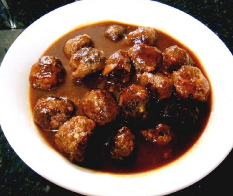 Meatballs In Piquant Onion Sauce Meatballs In Piquant Onion Sauce picture