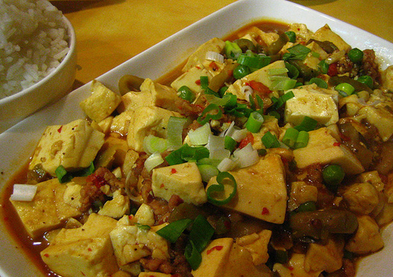 Hot And Spicy Pork Mince With Tofu Hot And Spicy Pork Mince With Tofu picture
