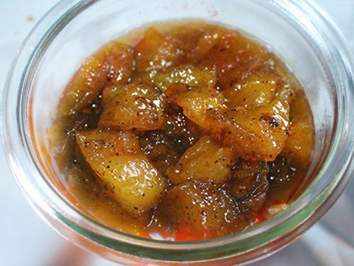 Mint Apple Chutney Mint Apple Chutney picture
