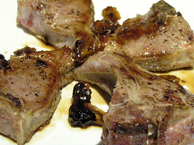 Minted Lamb Chops Minted Lamb Chops picture