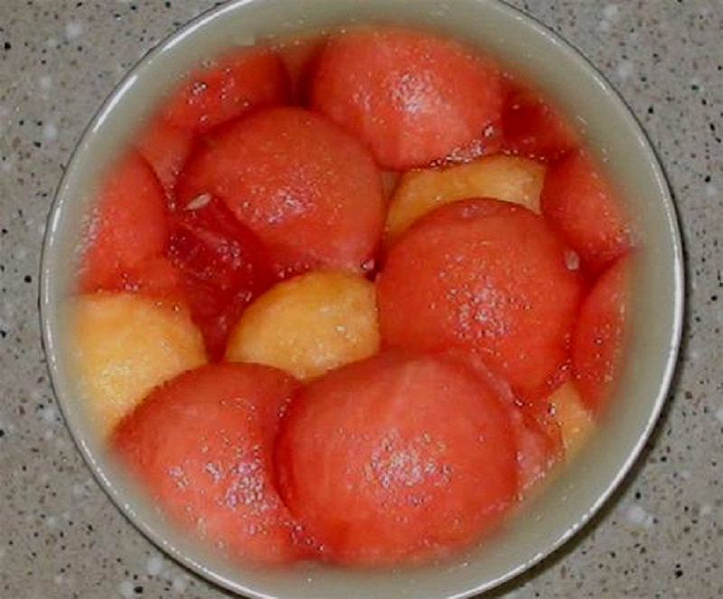Minted Watermelon Balls Minted Watermelon Balls picture