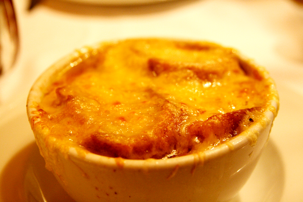 Mushroom Onion Soup Gratin Mushroom Onion Soup Gratin picture