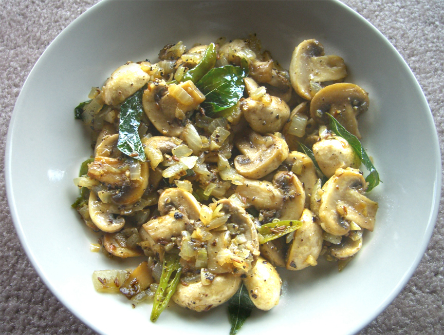 Mushroom Pepper Fry Mushroom Pepper Fry picture