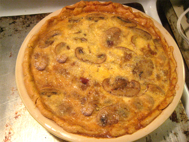 Mushroom Quiche Mushroom Quiche picture