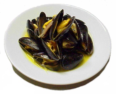 Curried Mussel With Coconut Cream Curried Mussel With Coconut Cream picture