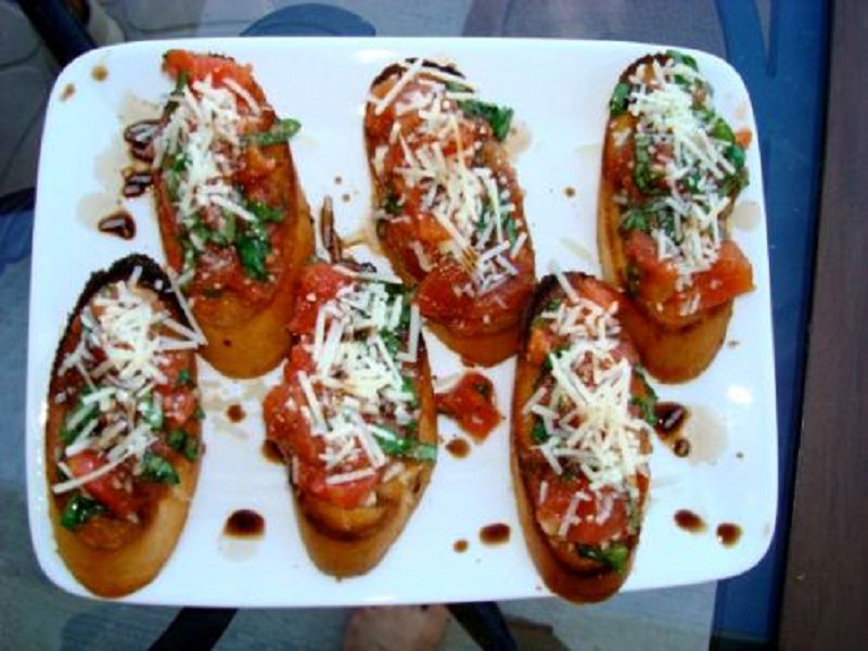 Nectarine and Gorgonzola Bruschetta Nectarine and Gorgonzola Bruschetta picture