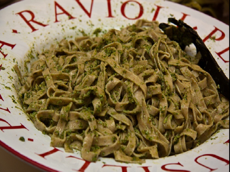 Olive, Anchovy and Caper Pesto with Pasta Olive, Anchovy and Caper Pesto with Pasta picture