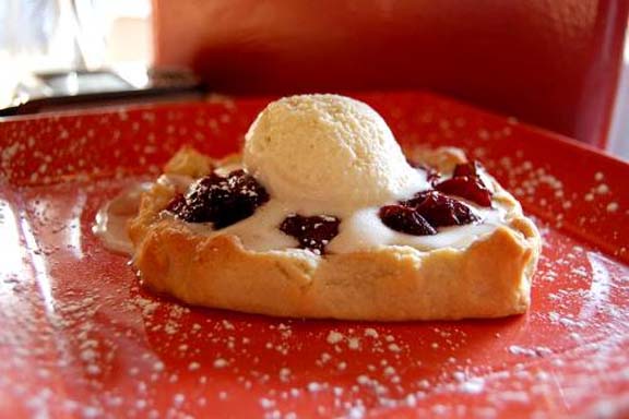 Open-Face Plum Pie Open-Face Plum Pie picture
