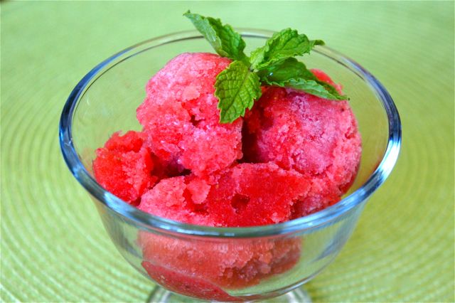 Orange-Strawberry Sorbet Orange-Strawberry Sorbet picture