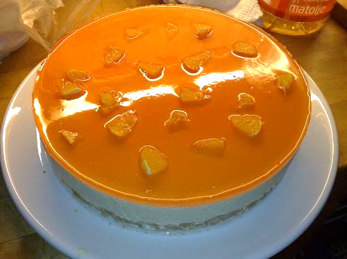 Orange Glazed Cheesecake Orange Glazed Cheesecake picture