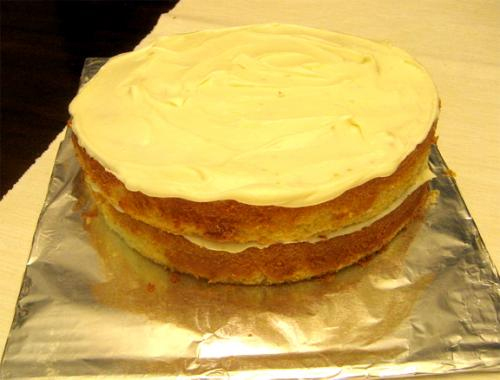 Orange Layer Cake Orange Layer Cake picture