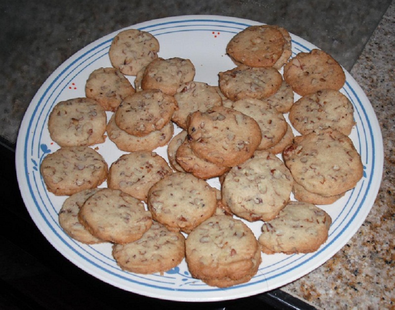 Orange Pecan cookies Orange Pecan cookies picture