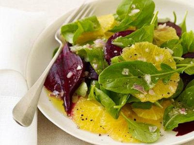 Orange, Spinach, Avocado, and Jerusalem Artichoke Salad Orange, Spinach, Avocado, and Jerusalem Artichoke Salad picture