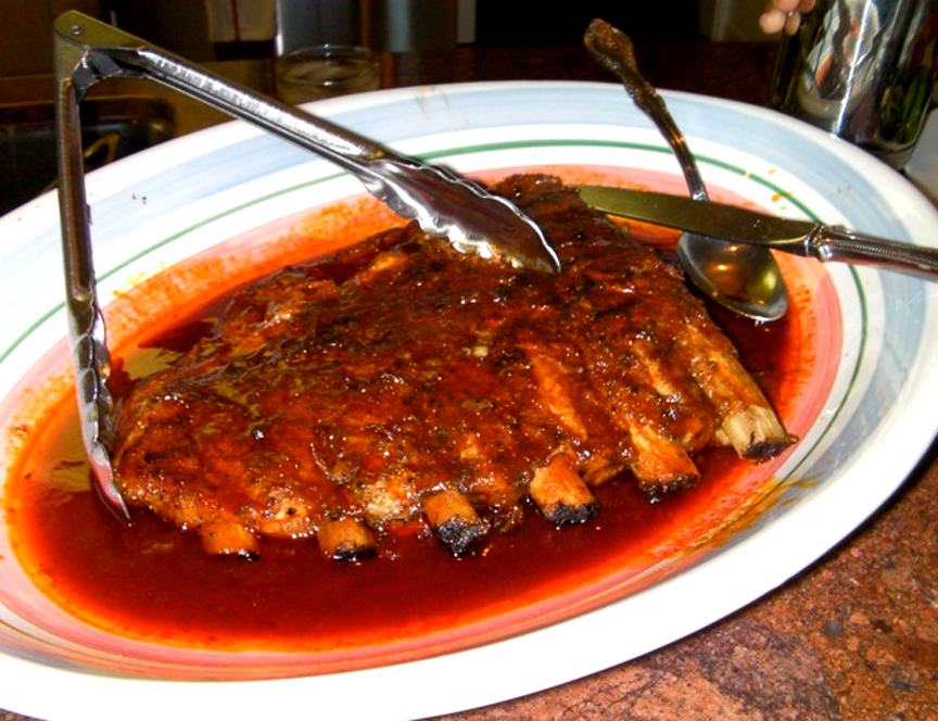 Oven Barbecued Spareribs Oven Barbecued Spareribs picture