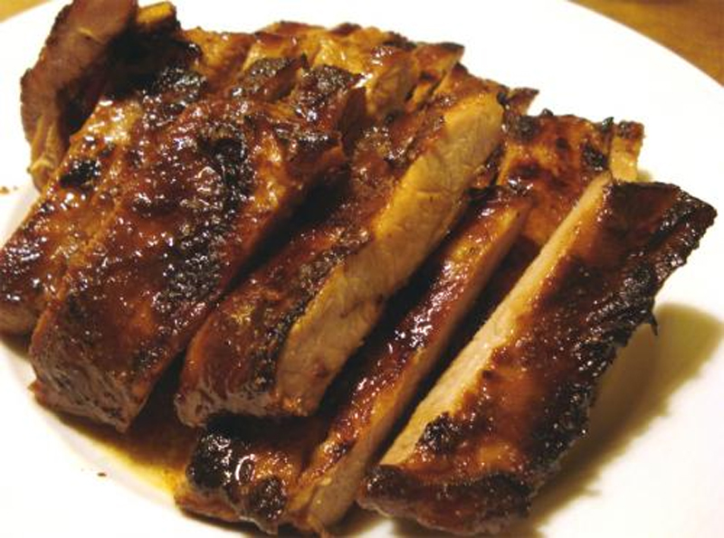 Oven Barbequed Spareribs Oven Barbequed Spareribs picture