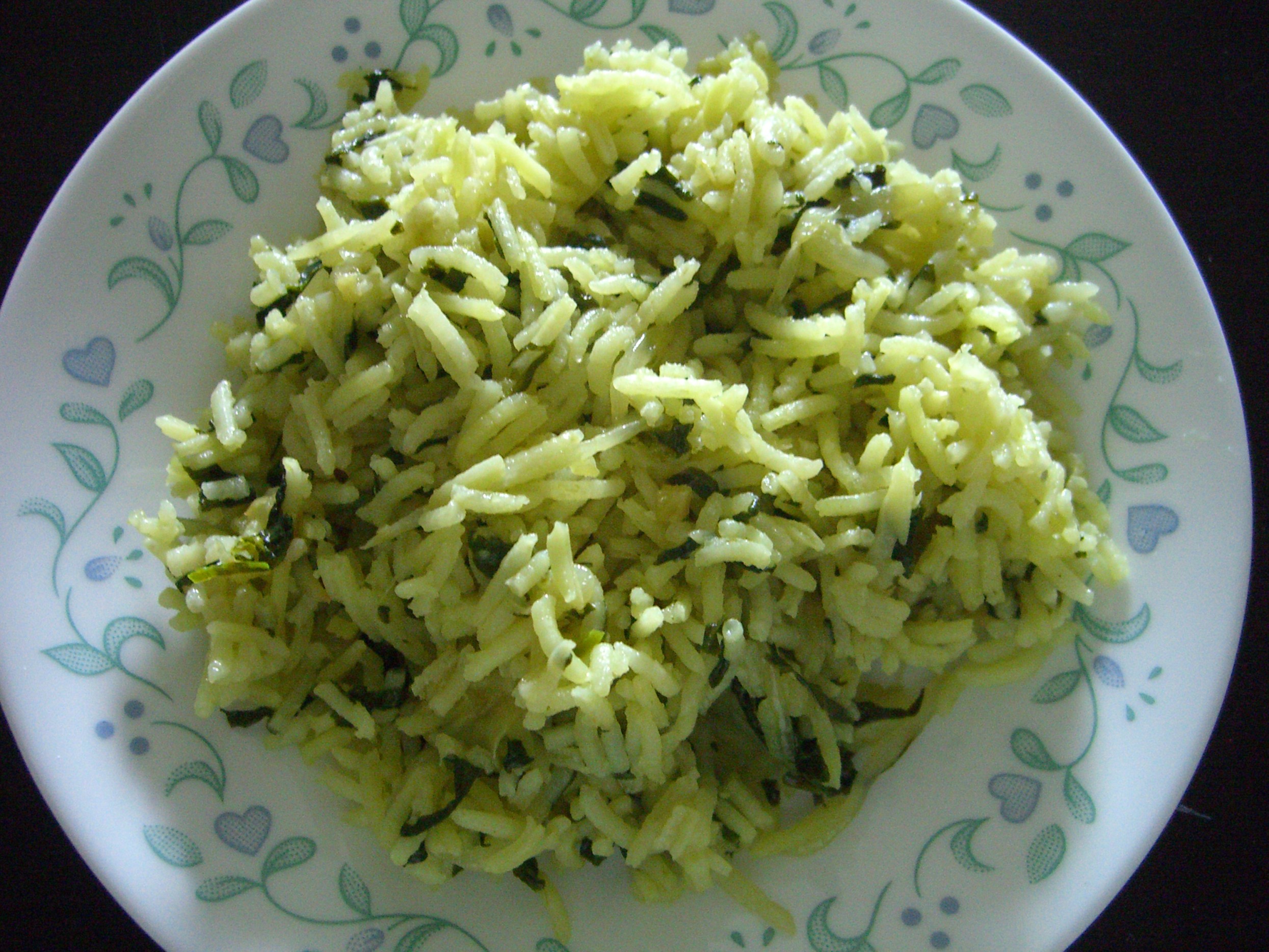 Palak Pulao Palak Pulao picture