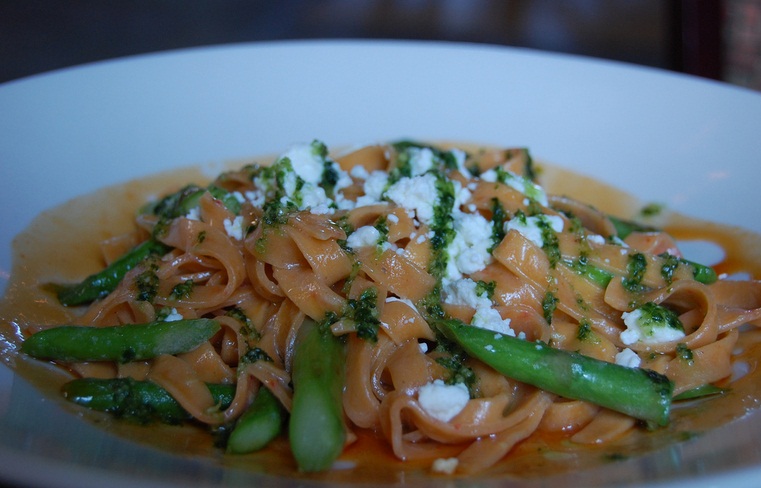 Pasta with Asparagus Gremolata Pasta with Asparagus Gremolata picture