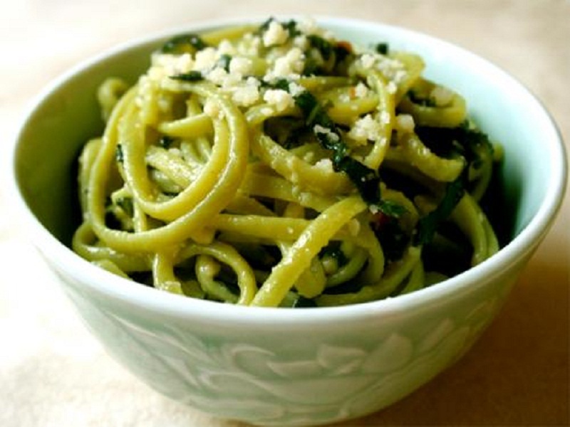 Pasta With Spinach Cheese Sauce Pasta With Spinach Cheese Sauce picture