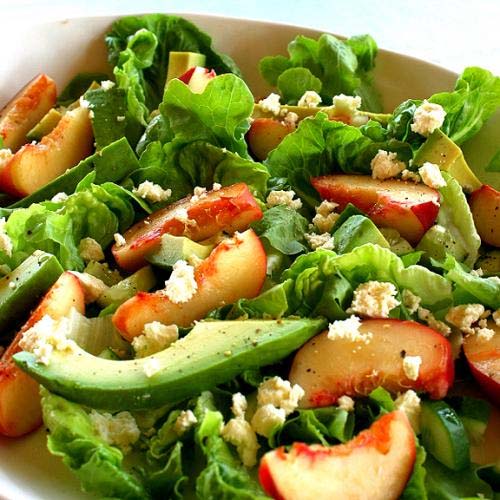 Peach And Cottage Cheese Salad Peach And Cottage Cheese Salad picture