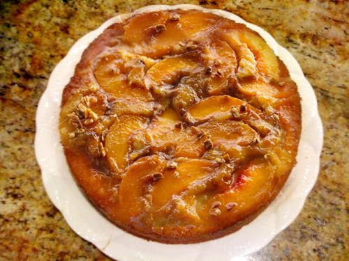 Peachy Upside Down Cake Peachy Upside Down Cake picture