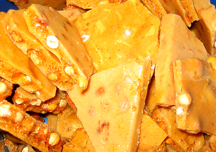 Peanut Brittle And Caramel Corn Peanut Brittle And Caramel Corn picture