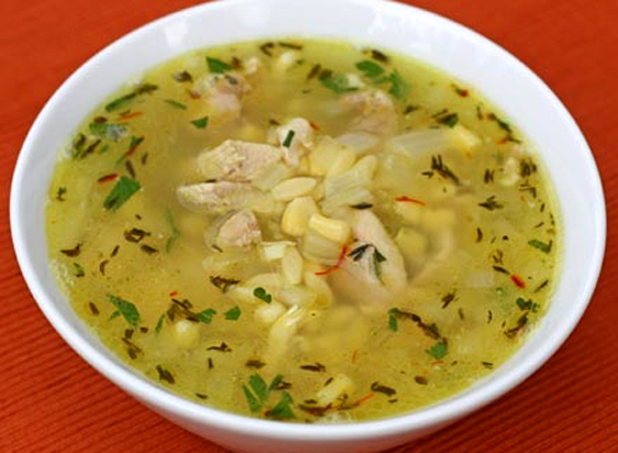 Pennsylvania Dutch Chicken and Corn Soup Pennsylvania Dutch Chicken and Corn Soup picture
