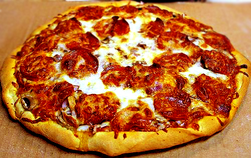 Pepperoni Pizza Pita Pepperoni Pizza Pita picture