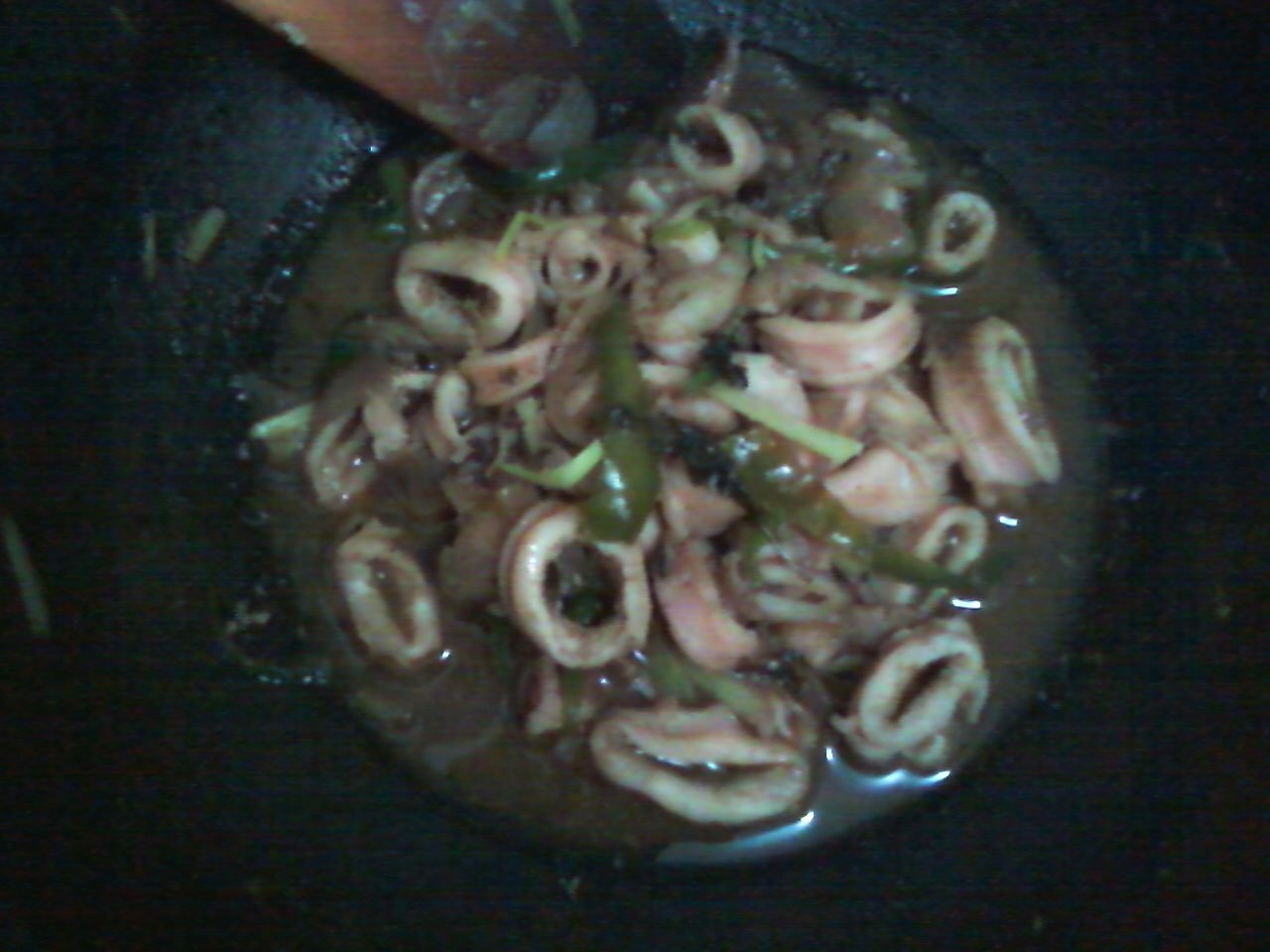 Stir-Fried Squid With Chili And Basil Leaves Stir-Fried Squid With Chili And Basil Leaves picture