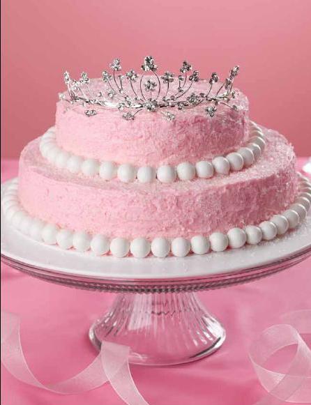 Pink Princess Crown Cake Pink Princess Crown Cake picture