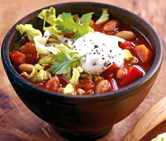 Spicy Pinto Beans With Olives Spicy Pinto Beans With Olives picture