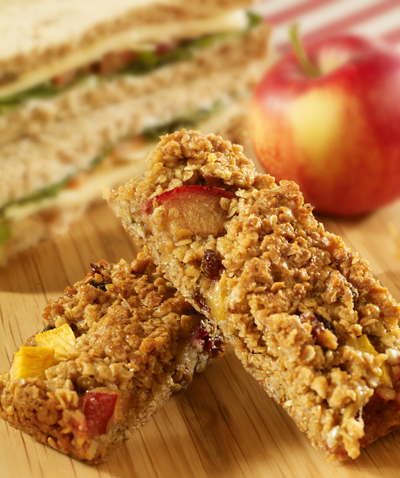 Plum and Nectarine Oat Bars Plum and Nectarine Oat Bars picture