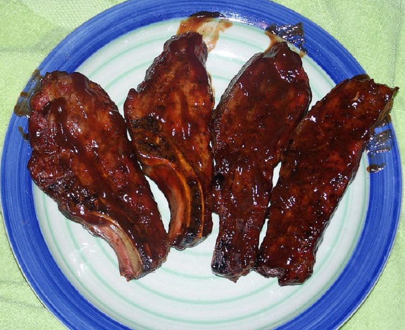 Plum Sauce Spare Ribs Plum Sauce Spare Ribs picture