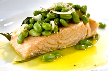 Poached Salmon Poached Salmon picture