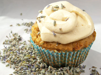 Poppy Seed Lavender Cupcakes Poppy Seed Lavender Cupcakes picture