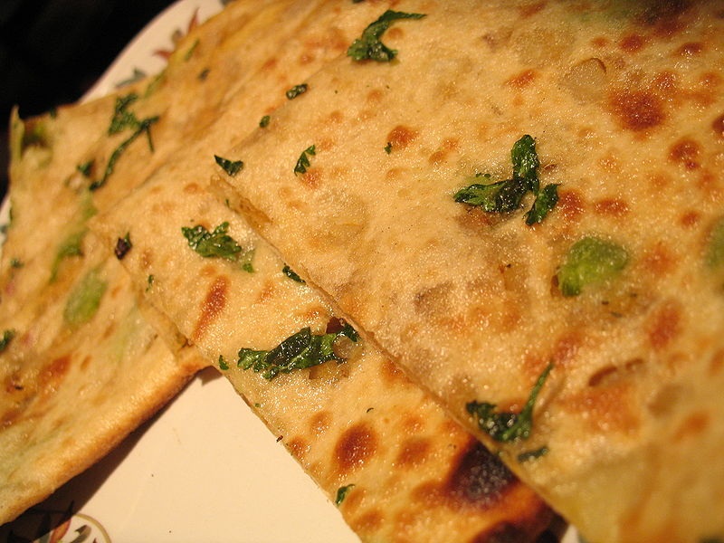 Potato And Herb Stuffed Flat Bread Potato And Herb Stuffed Flat Bread picture