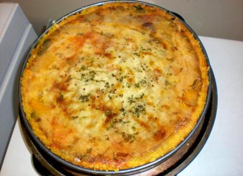Cauliflower And Carrot Quiche Cauliflower And Carrot Quiche picture