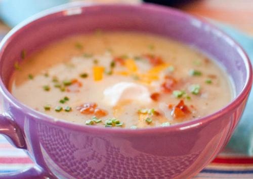 Potato Soup With Vegetables Juliennes Potato Soup With Vegetables Juliennes picture